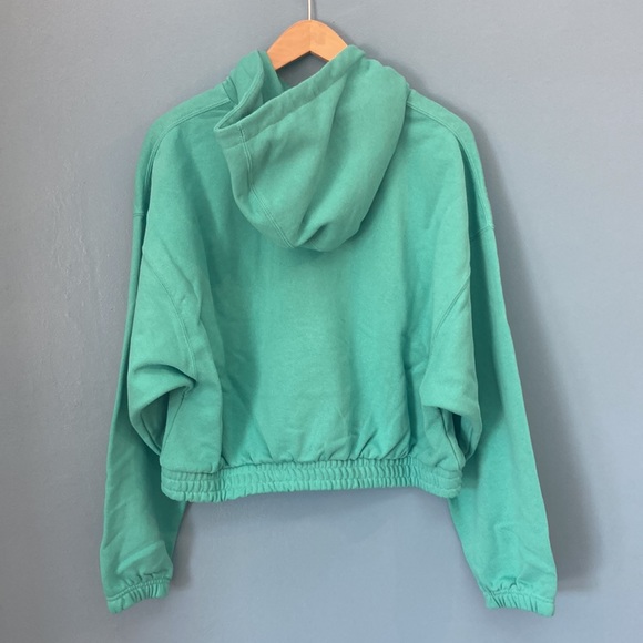 Jordan Essentials Flight hoodie light Teal Womens size S 4-6 M 8-10 - Picture 6 of 8